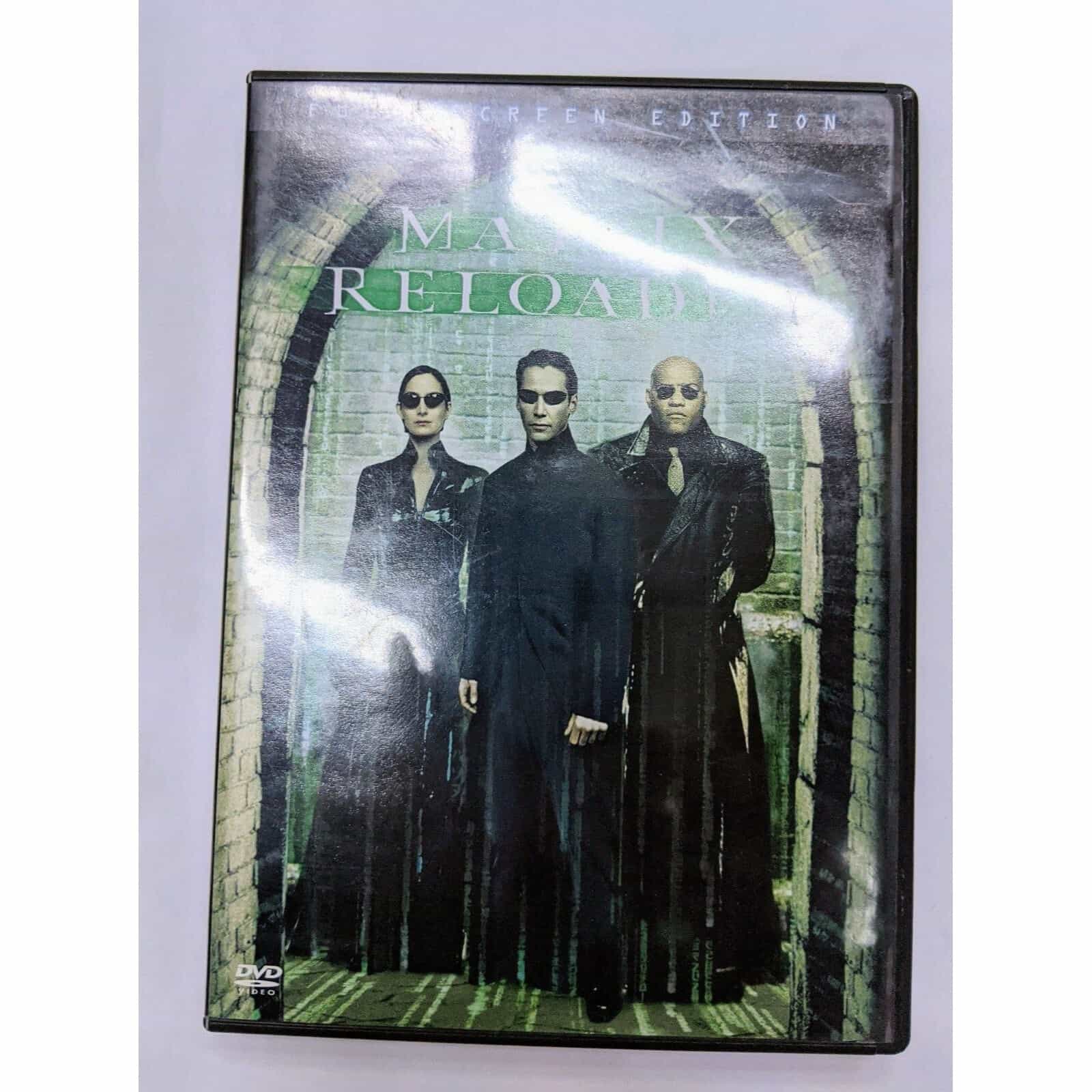 Matrix Reloaded DVD movie