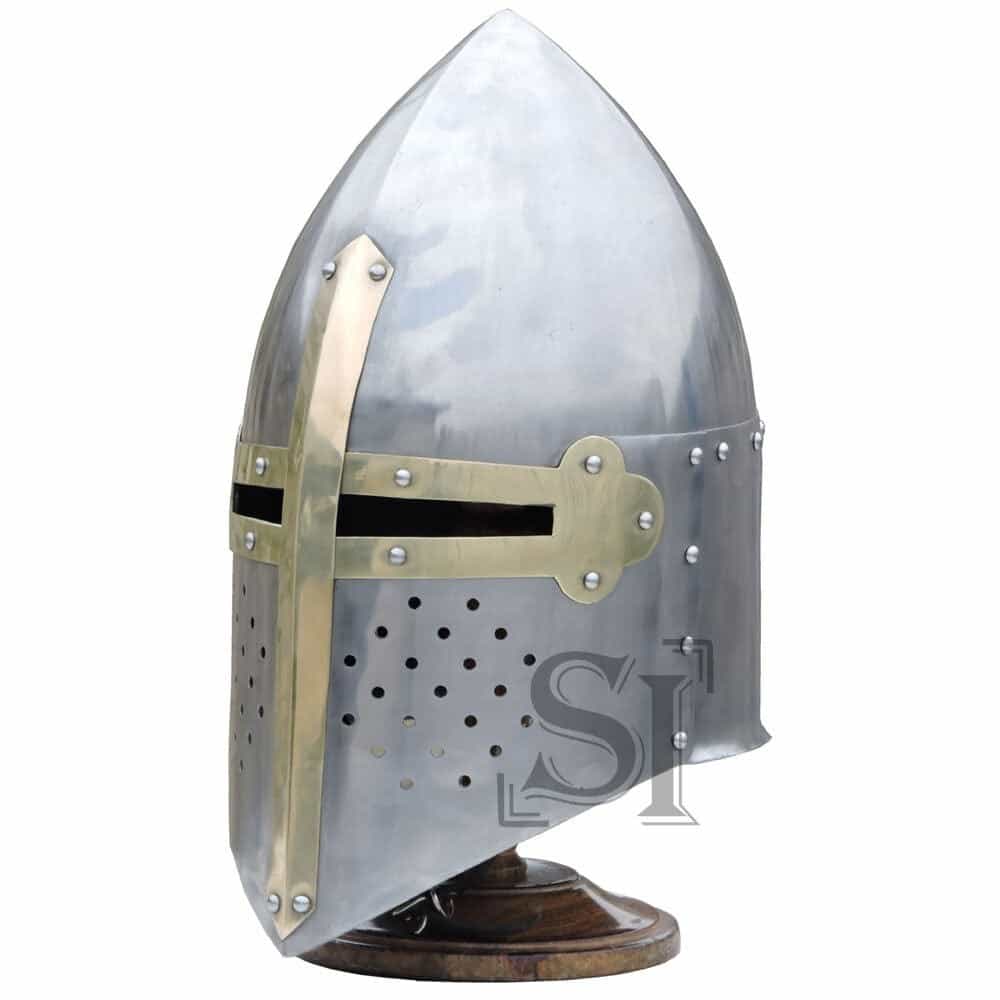 medieval-knights-sugarloaf-helmet-functional-16g-with-stand
