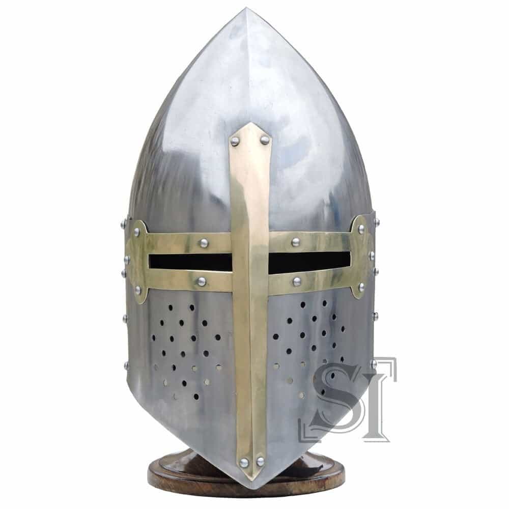 medieval-knights-sugarloaf-helmet-functional-16g-with-stand