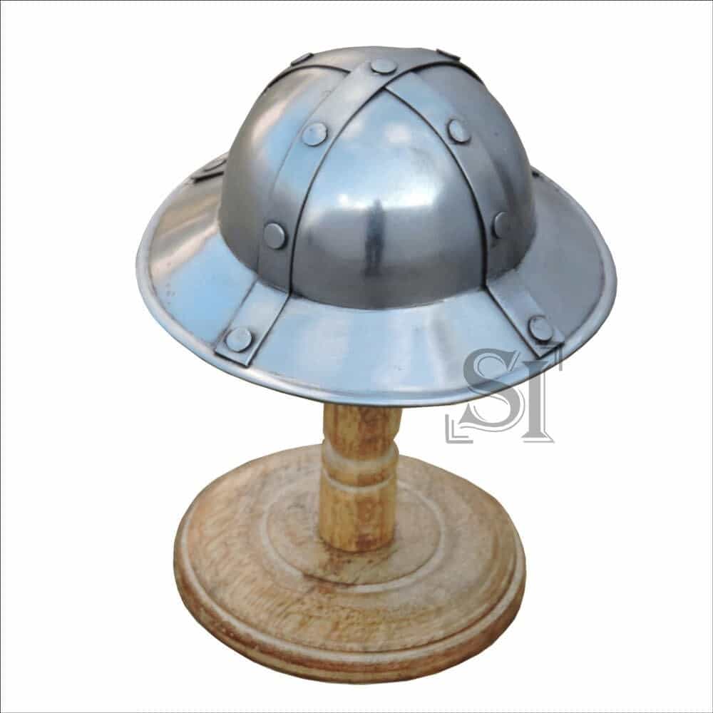 miniature-infantry-kettle-helmet-with-stand-xiii-century-crusades-7