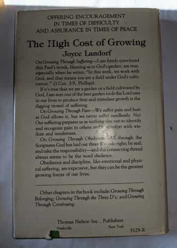 the-high-cost-of-growing-by-joyce-landorf-book