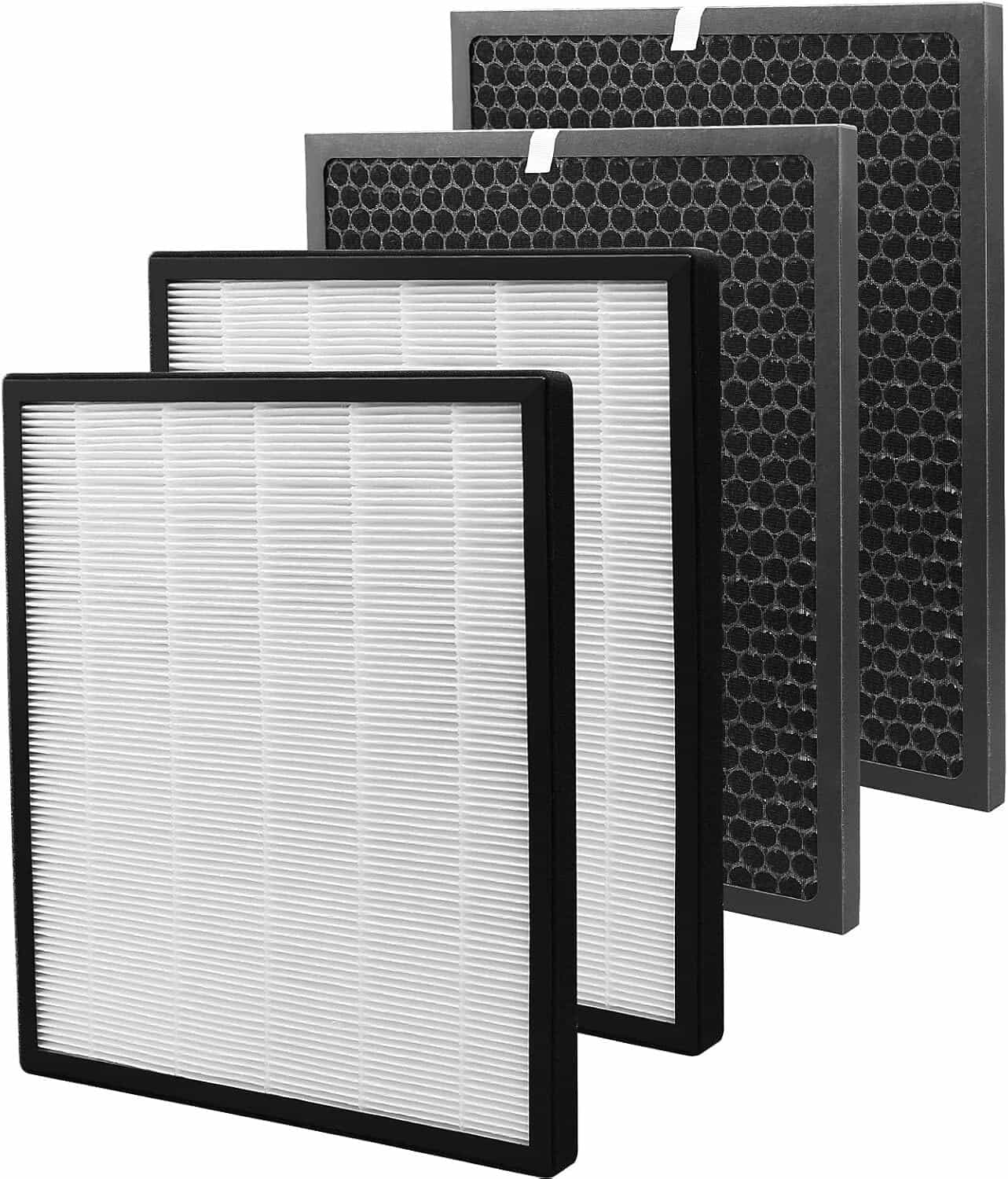 2 True HEPA & 2 Carbon Filters for LV-PUR131S Air Purifier LV-PUR131-RF Levoit