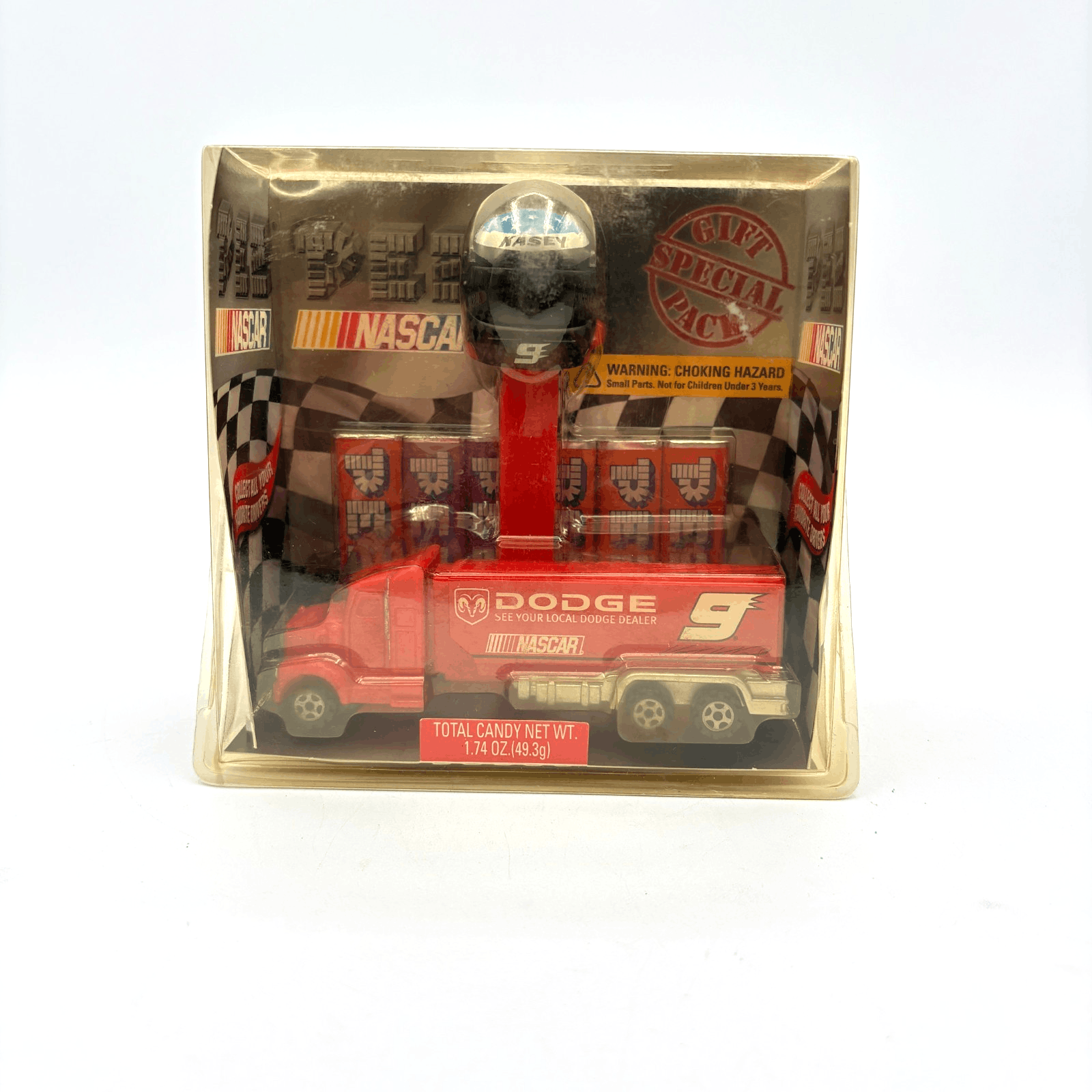 2006 NIB NASCAR Pez Dispenser & Semi Tractor #9 Kasey Kahne