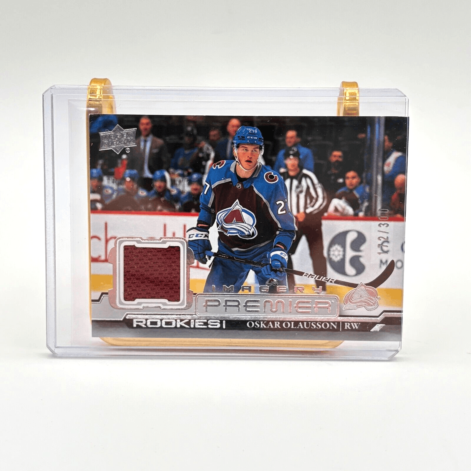 2022-23 Upper Deck Premier Imagery Rookies Oskar Olausson Jersey Patch PDJR-00