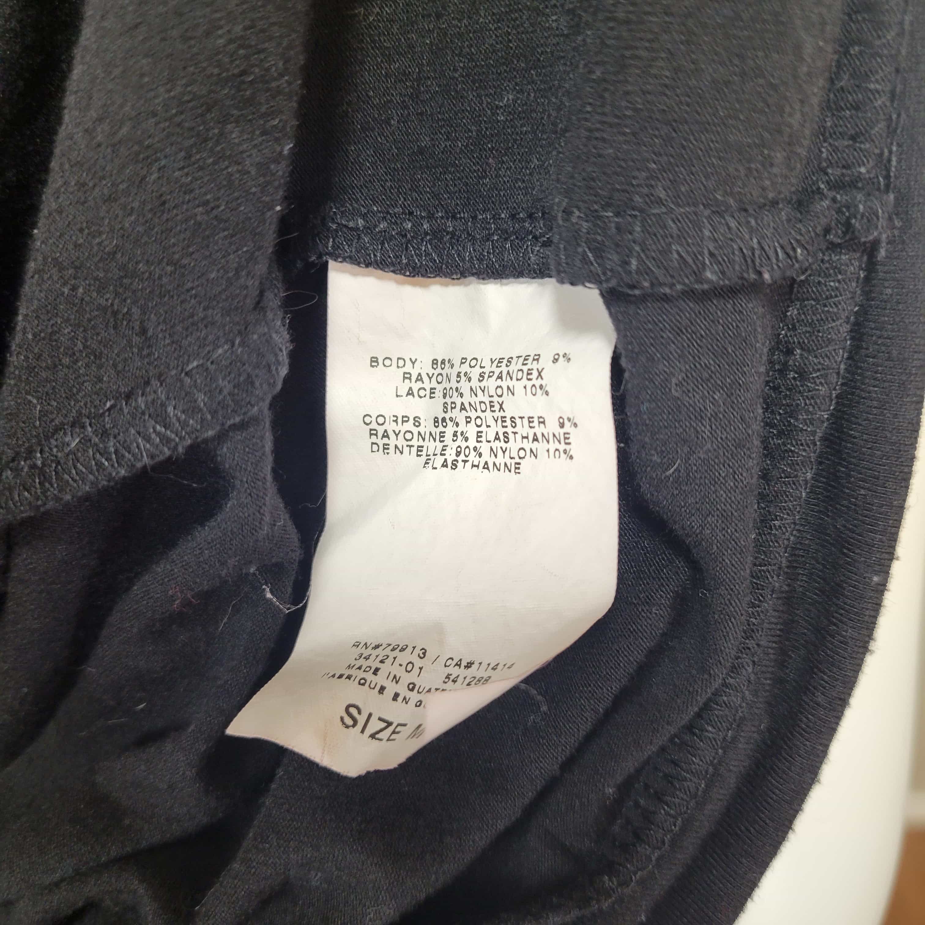 oh-baby-black-tie-waist-tunic-top-with-lace-shoulder-detail-short-sleeve-sz-m