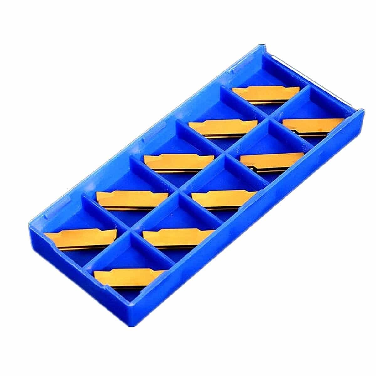 30pcs CNC Carbide Insert MGMN300-M fit for MGEHR/MGIVR Grooving Cut Off Tool 3mm