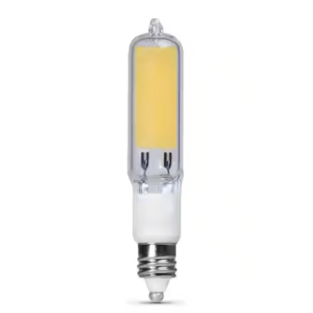 Feit Electric BP35MC/830/LED/HDRP 35-Watt Equivalent Bright White (3000K) T4 Mini Candelabra E11 Base Decorative LED Light Bulb