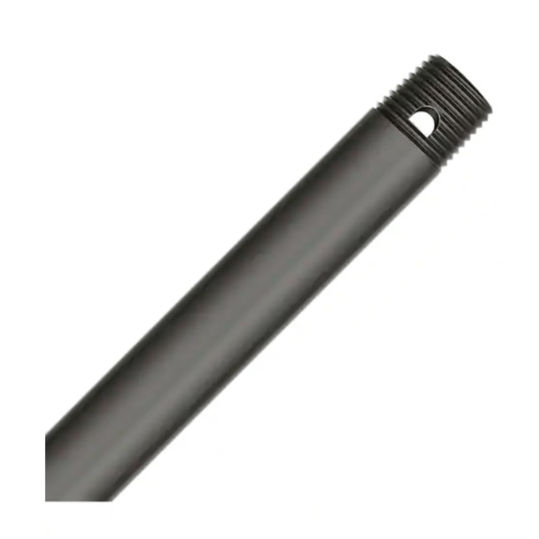 Hunter 99294 12 in. Noble Bronze Extension Downrod for 10 ft. ceilings