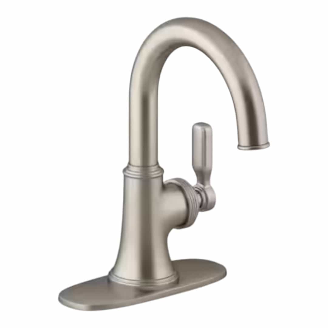 KOHLER R34515-4D-BN Paces Single Handle Single Hole Bathroom Faucet in Vibrant Brushed Nickel