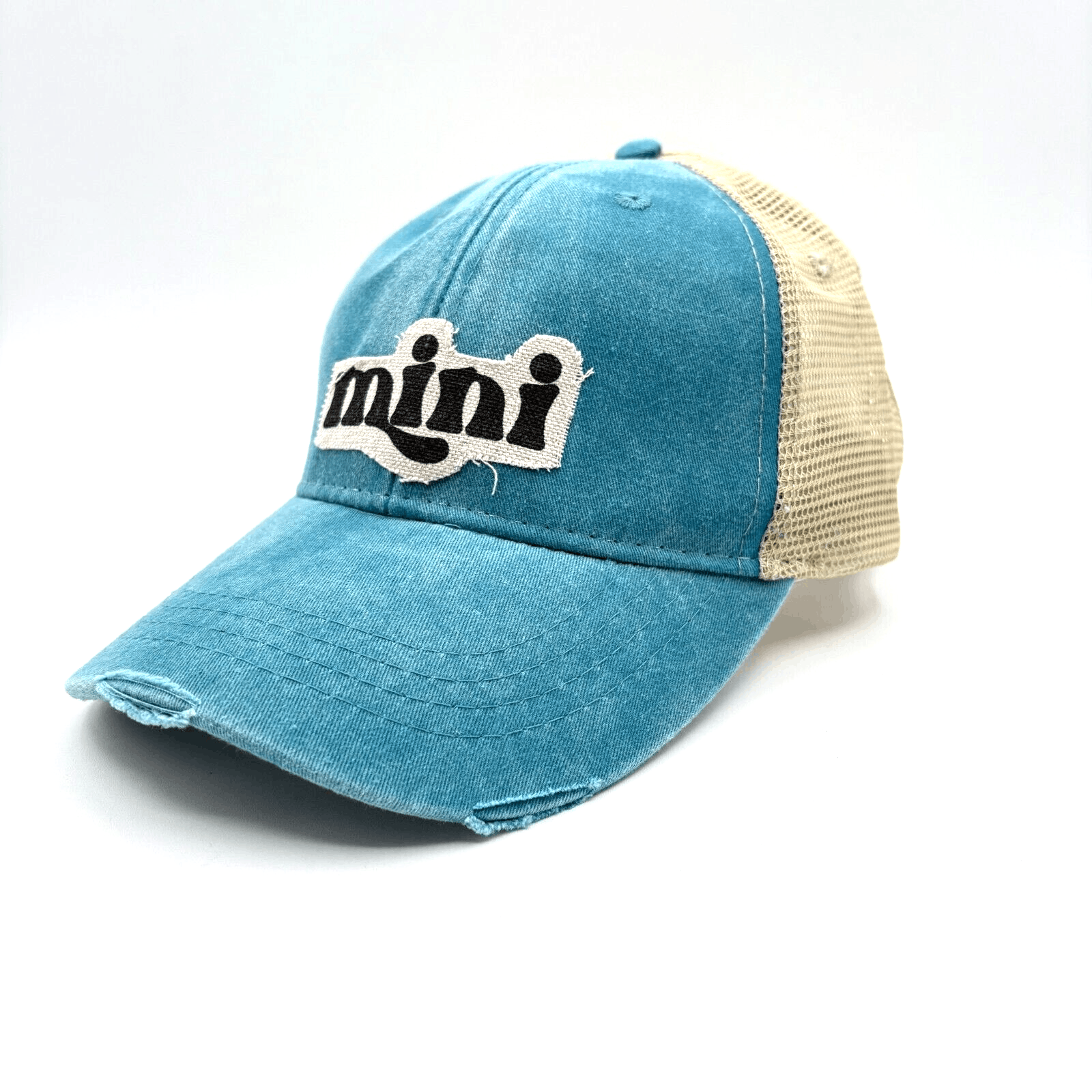 Adams Headwear "Mini" Blue Distressed Snapback