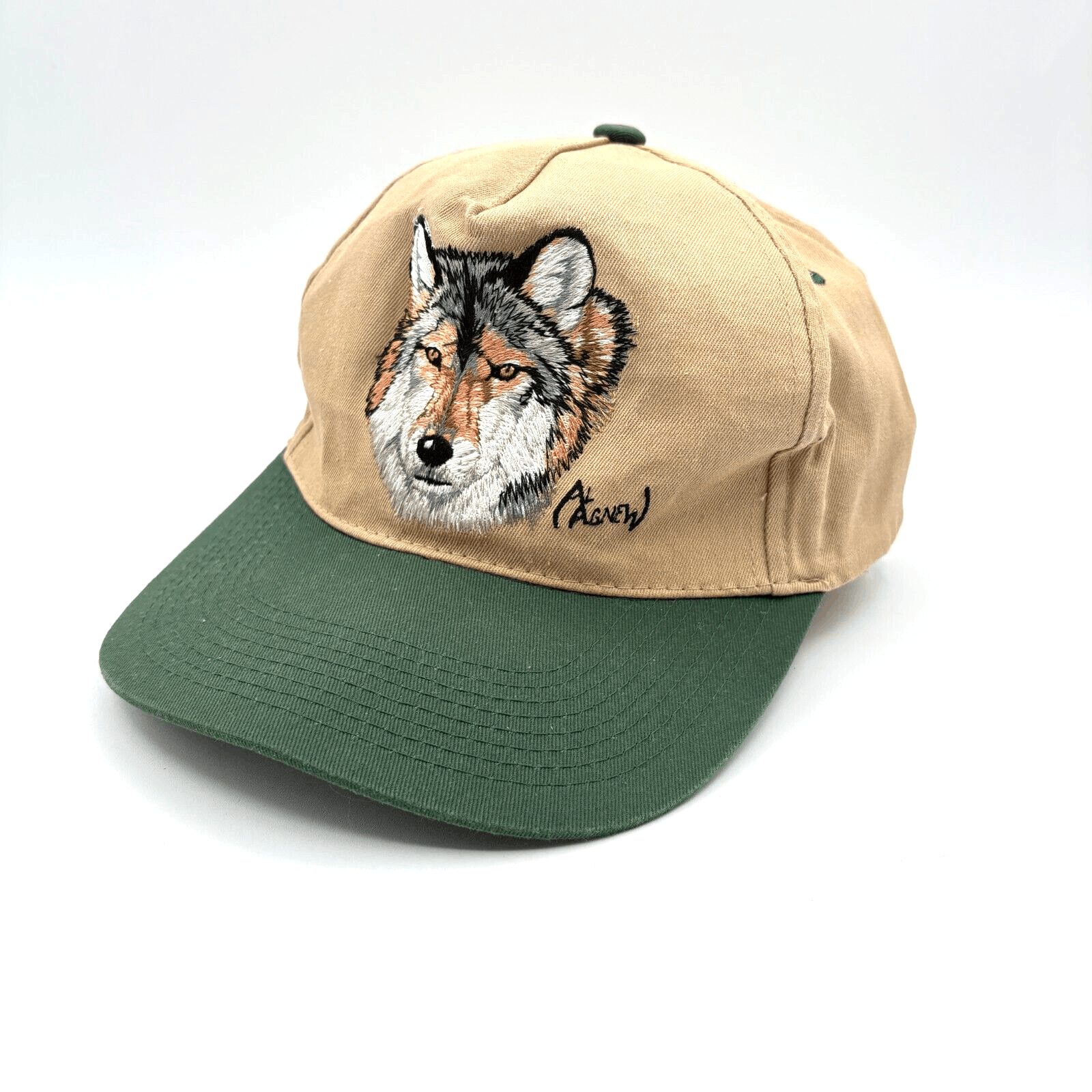 Al Agnew Husky Green & Tan Snapback Cap