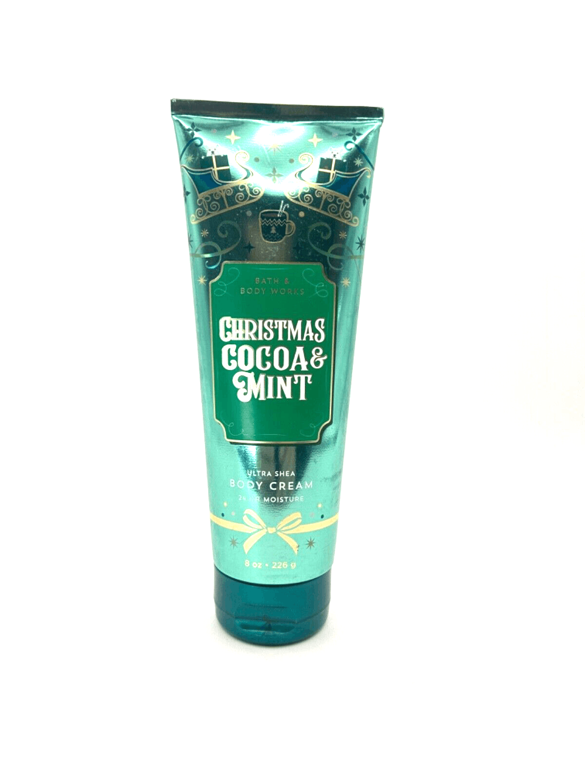 BATH & BODY WORKS Christmas Cocoa & Mint BODY CREAM 8OZ