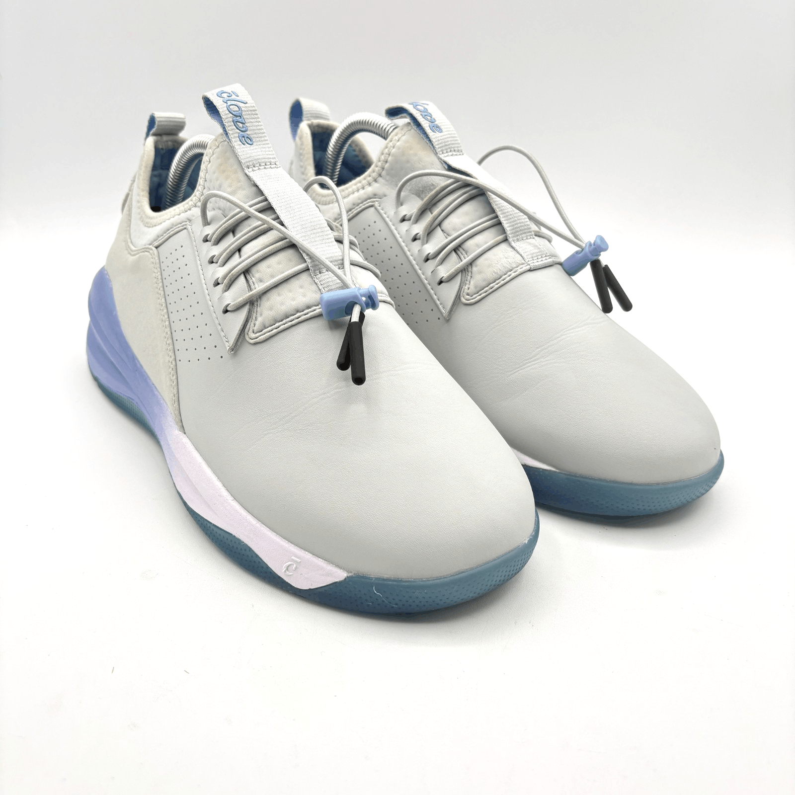 Clove Unisex Classic CL018 Gray Drawstring Casual Shoes Sneakers Size M 8.5 W 10