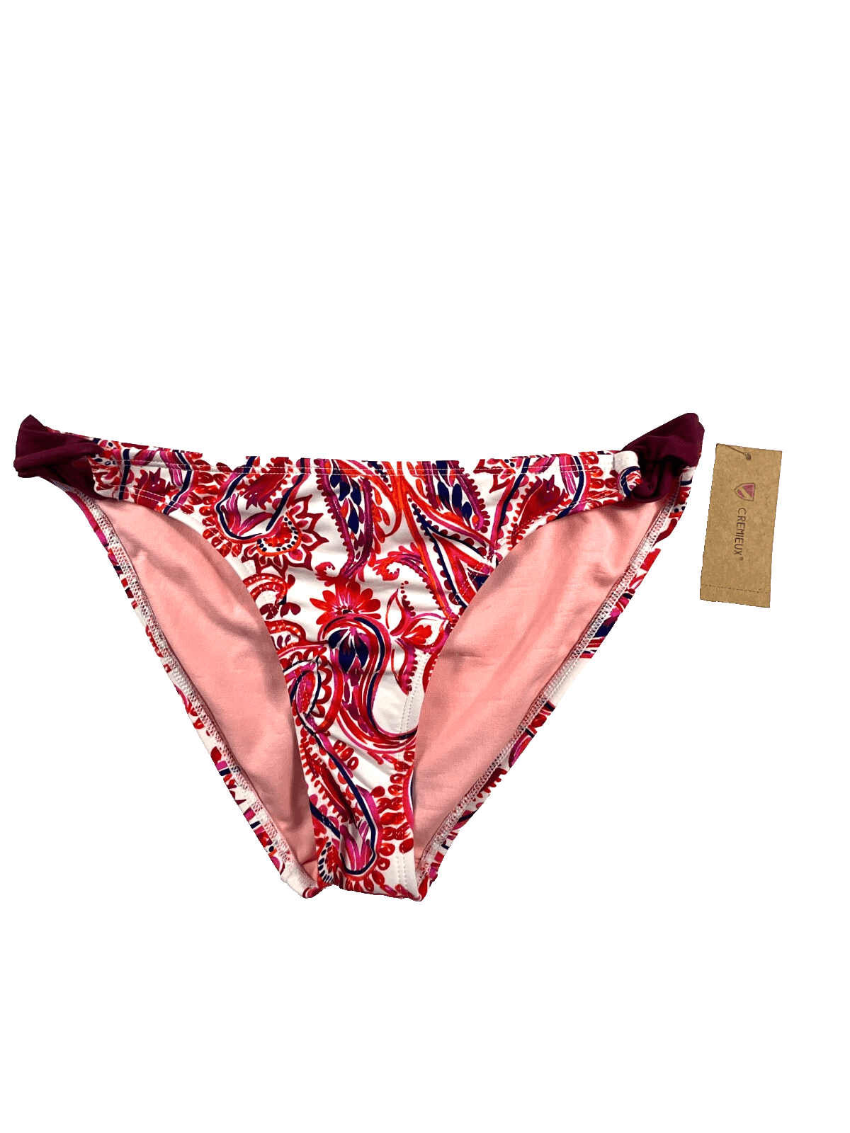 Cremieux Swim Suit Bottoms Bikini Hi Cut Floral Large MRSP $52