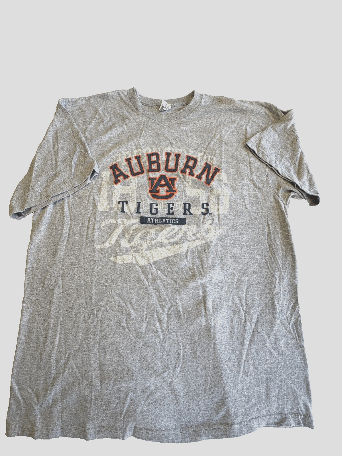 Delta Pro Weight Auburn Tigers T-Shirt Gray 2XL
