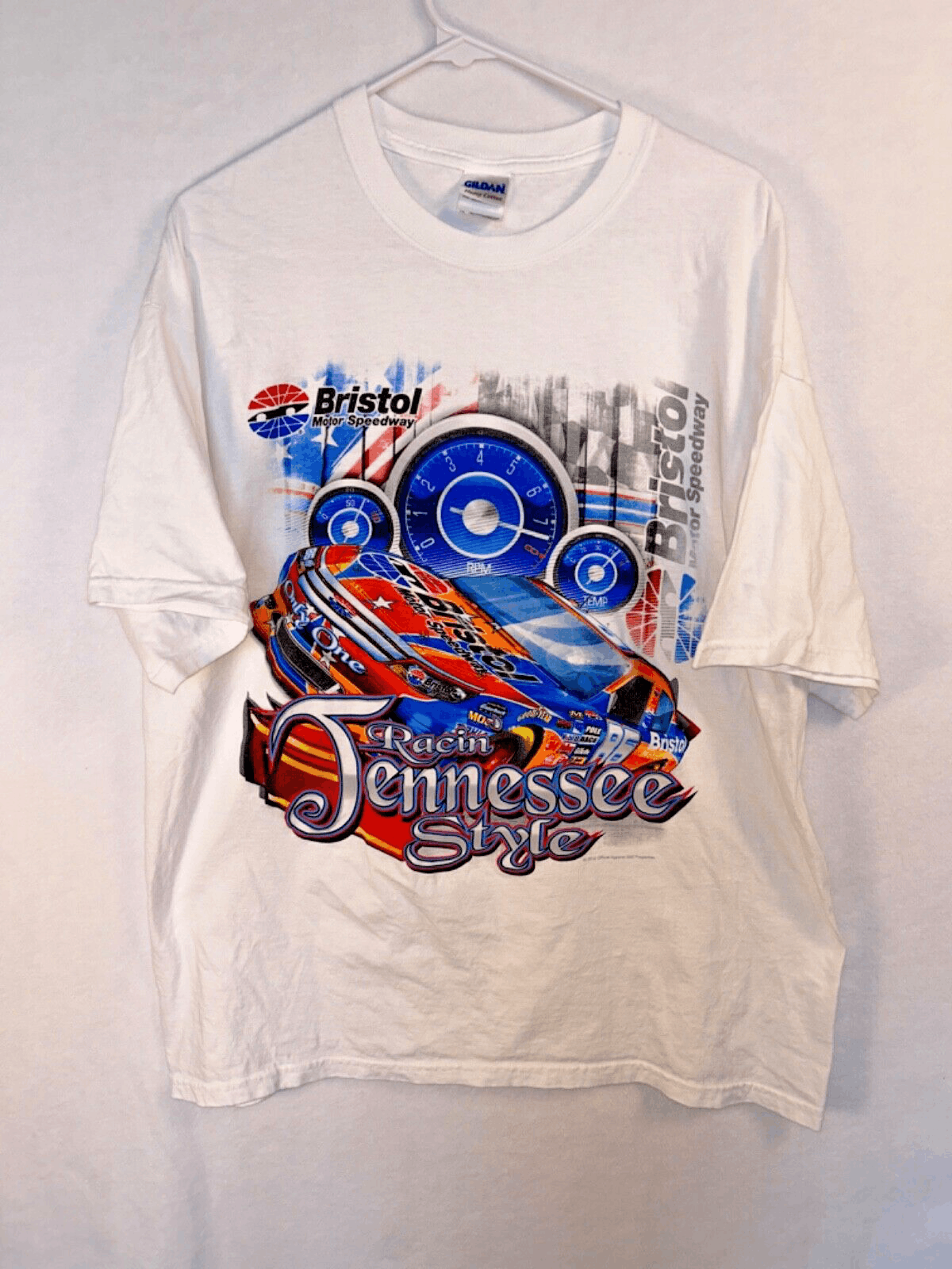 EUC 2012 Bristol Motor Spdwy Racin' Tennessee Style T-Shirt Men’s XL NASCAR