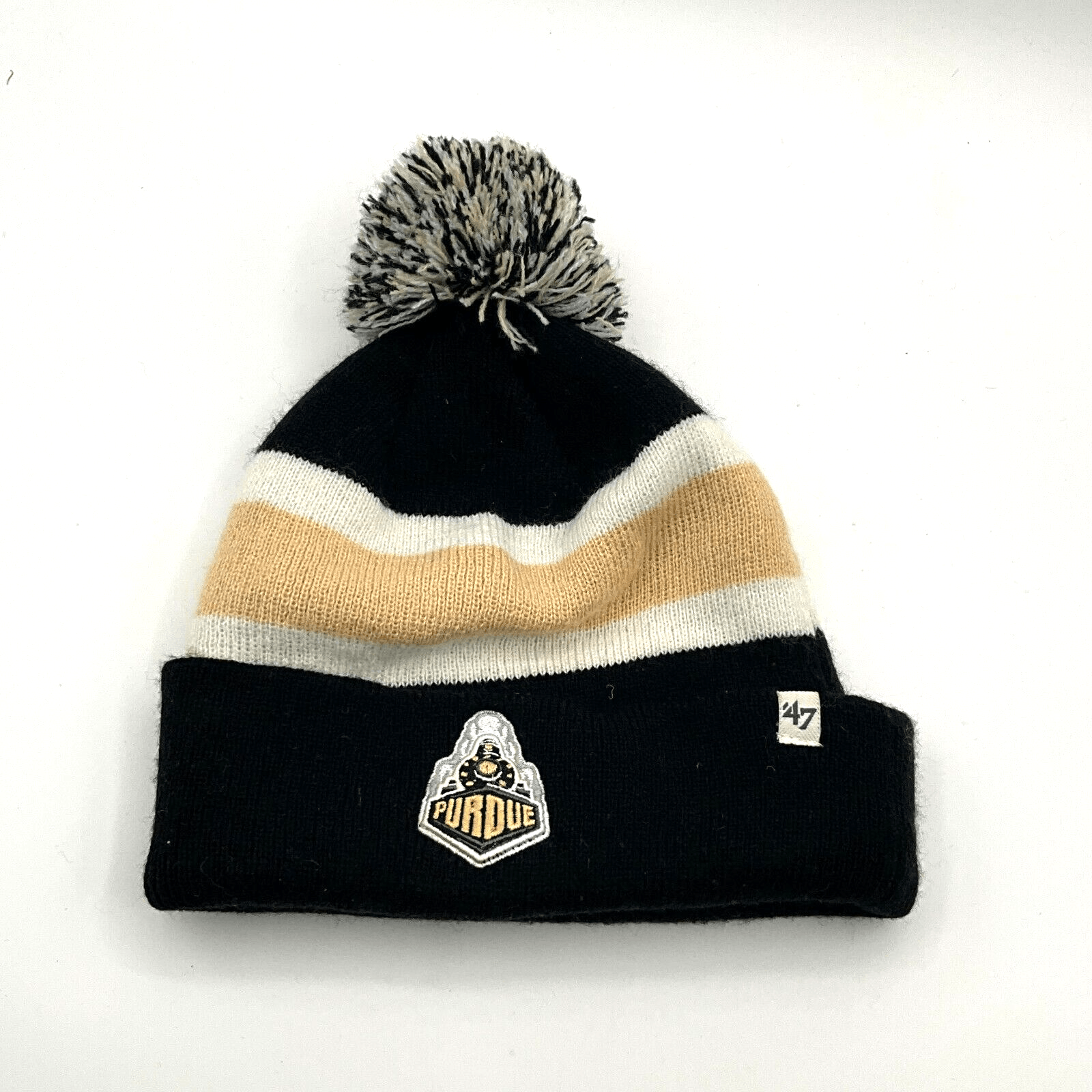 EUC '47 Brand Purdue Univ. Beanie with Pom
