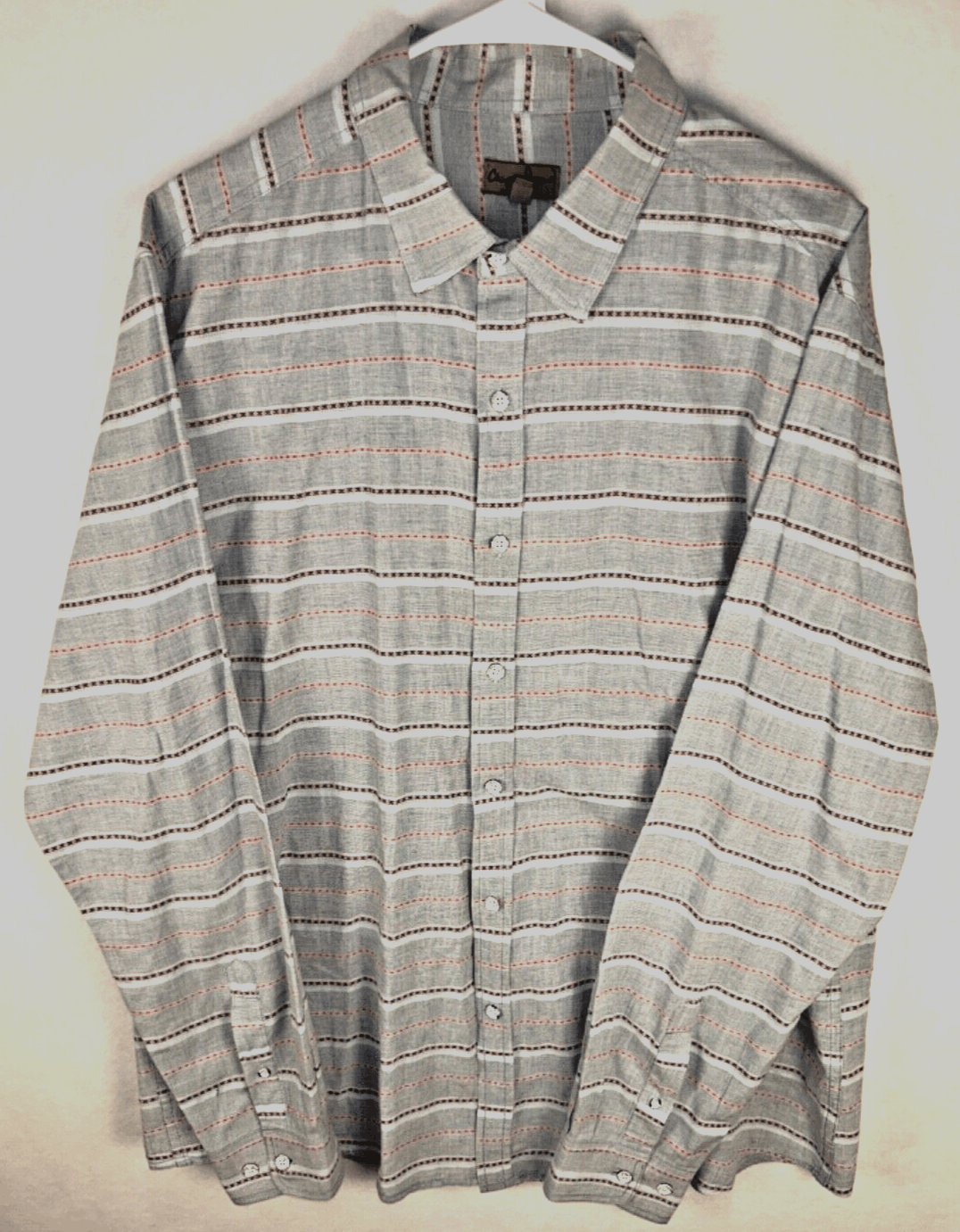 EUC Chip & Pepper California Mens Shirt XL Blue Stripe Long Sleeves