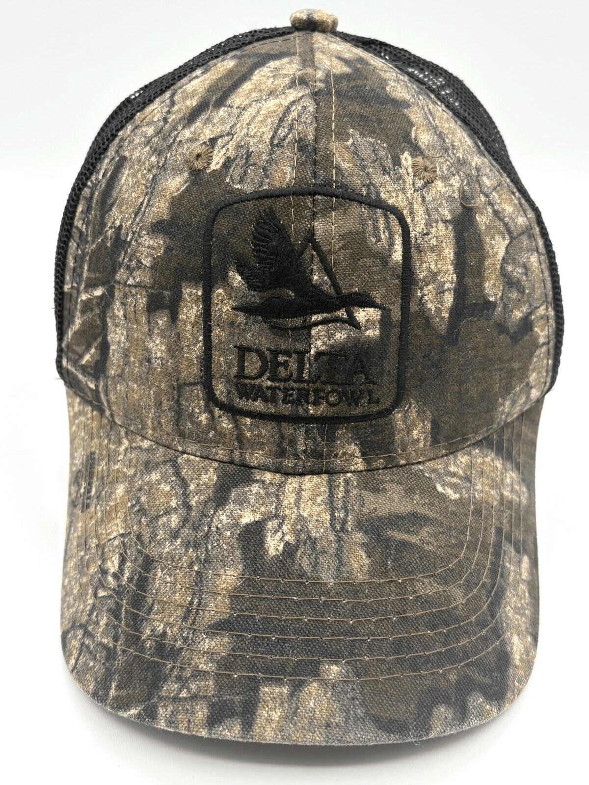 EUC Delta Waterfowl Camo Mesh Trucker Snapback Cap