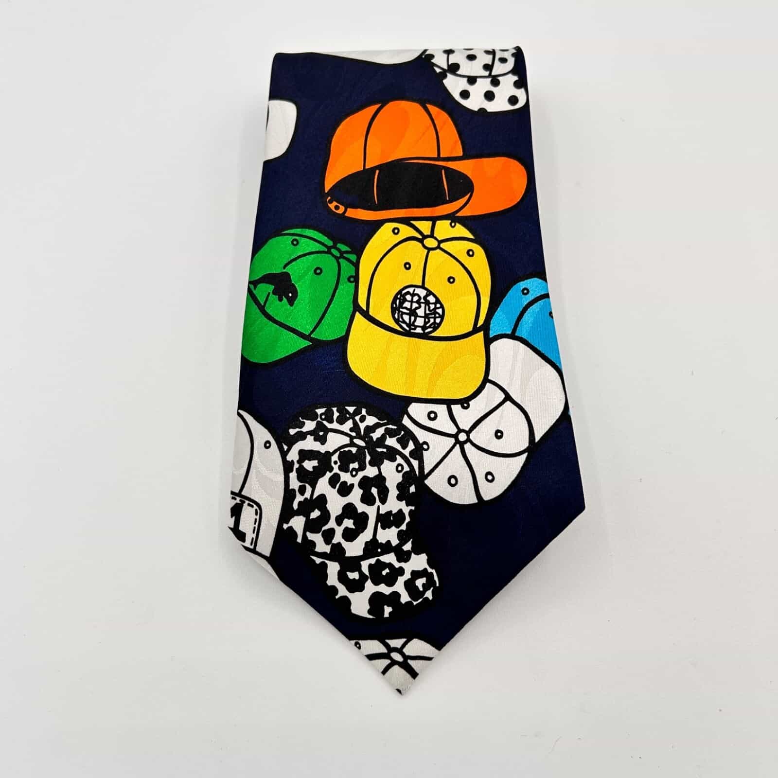 EUC Designs by A. Rogers Men's Blue 'Caps' Necktie