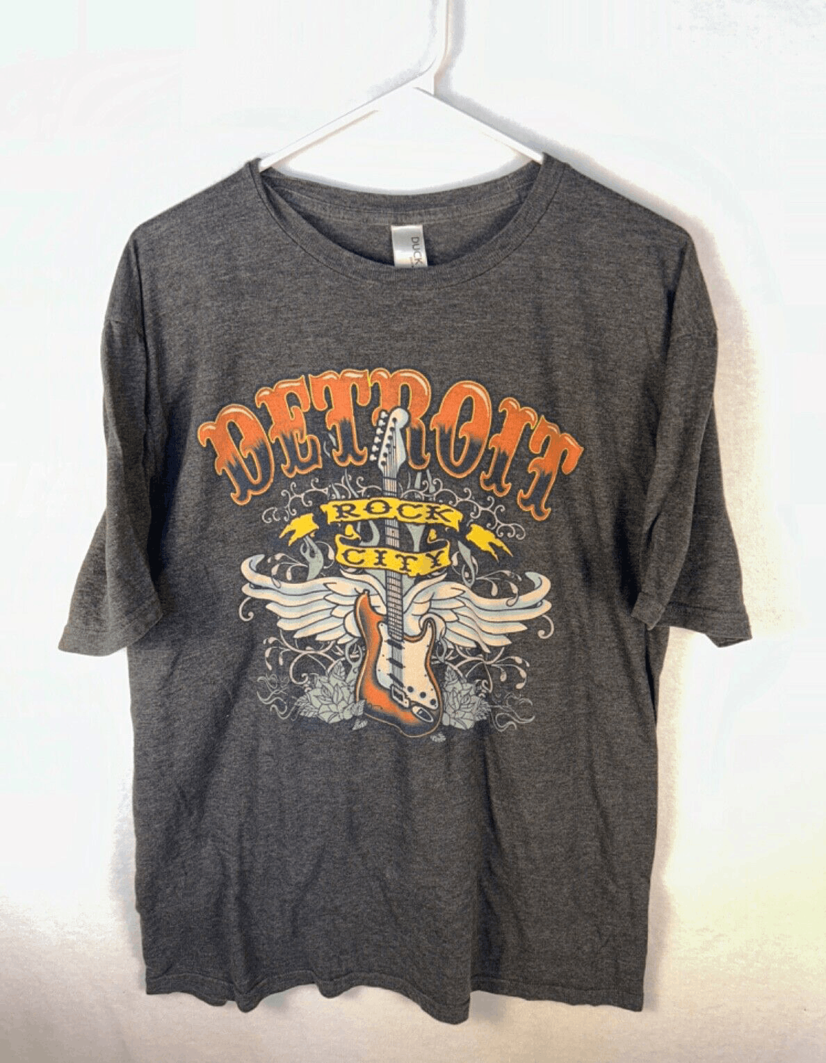 EUC Duck Co Detroit Rock City T-shirt Large Black
