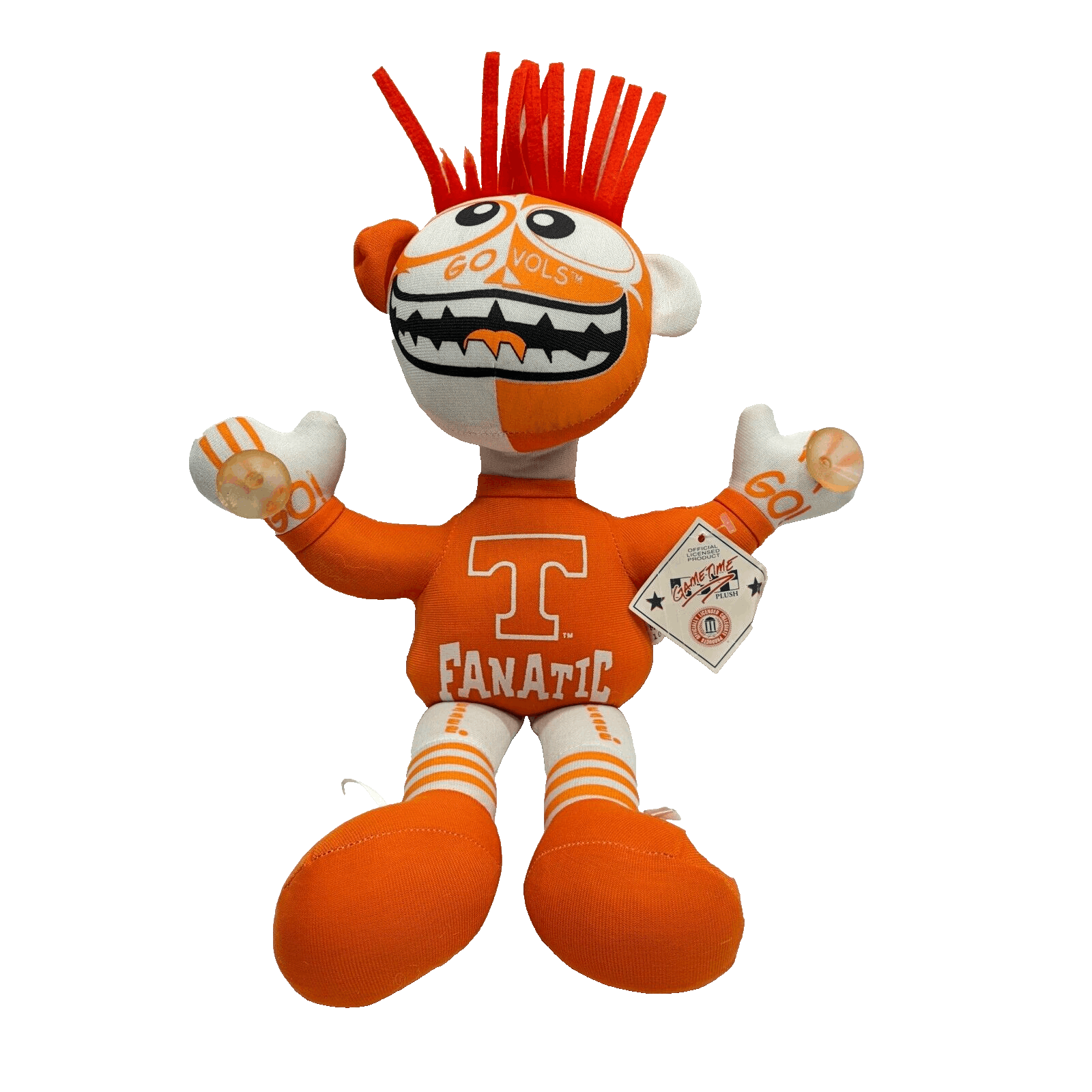 EUC Gametime Plush University of Tennessee Go Vols UT Fanatic Toy