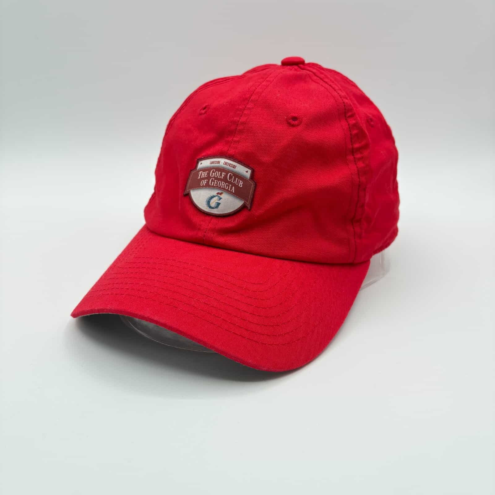 EUC Levelwear 'Golf Club of Georgia Red Adj. Cap