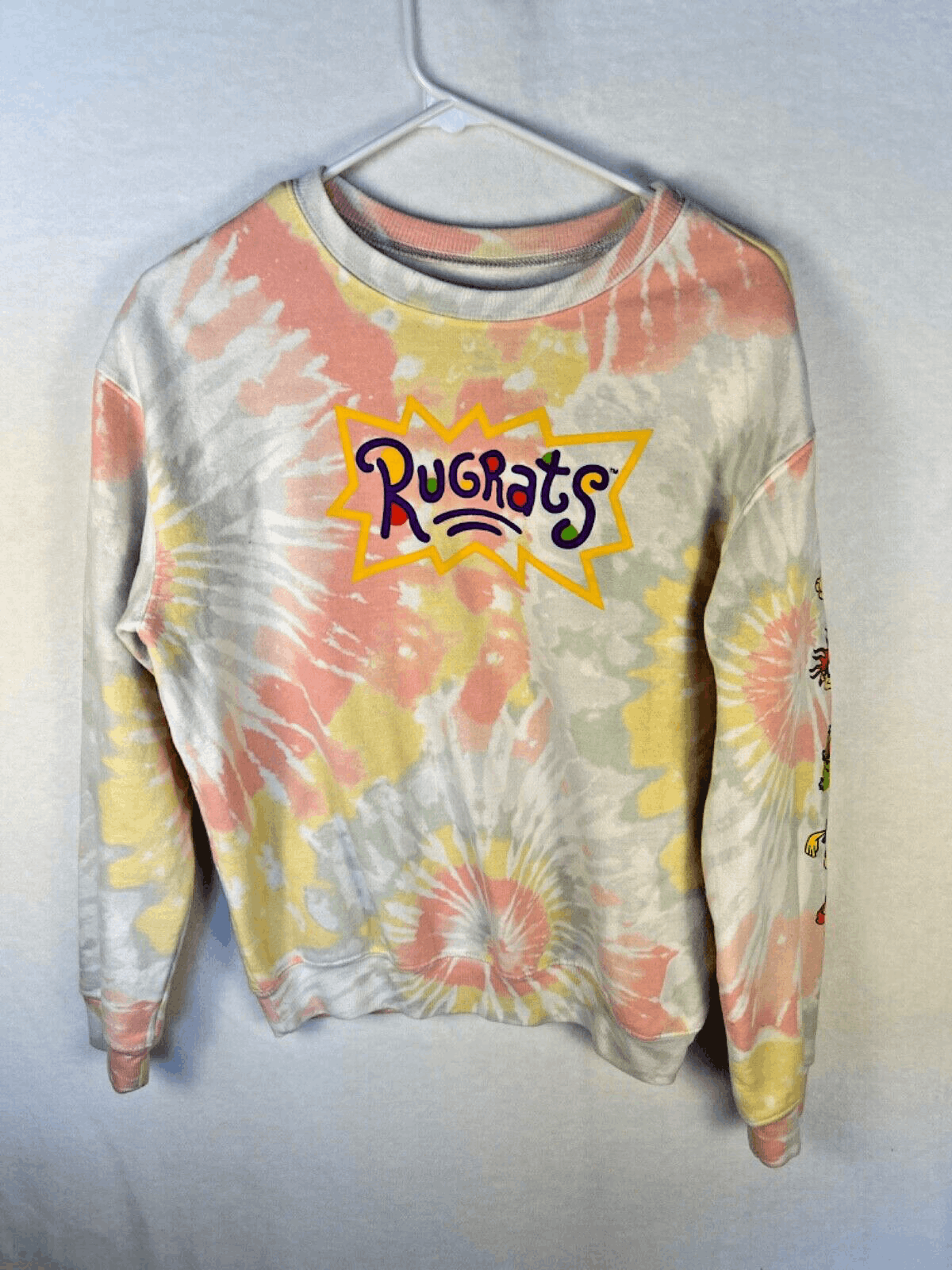 EUC Nickelodeon Rugrats Pullover Sweatshirt Colorful Small