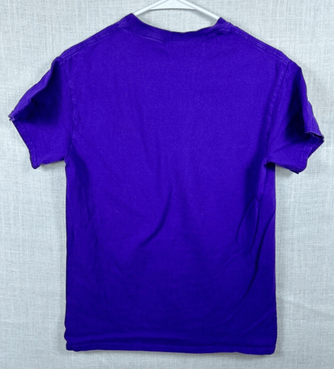EUC Purple Thrasher Magazine “Flaming Logo” Skateboarding T-Shirt