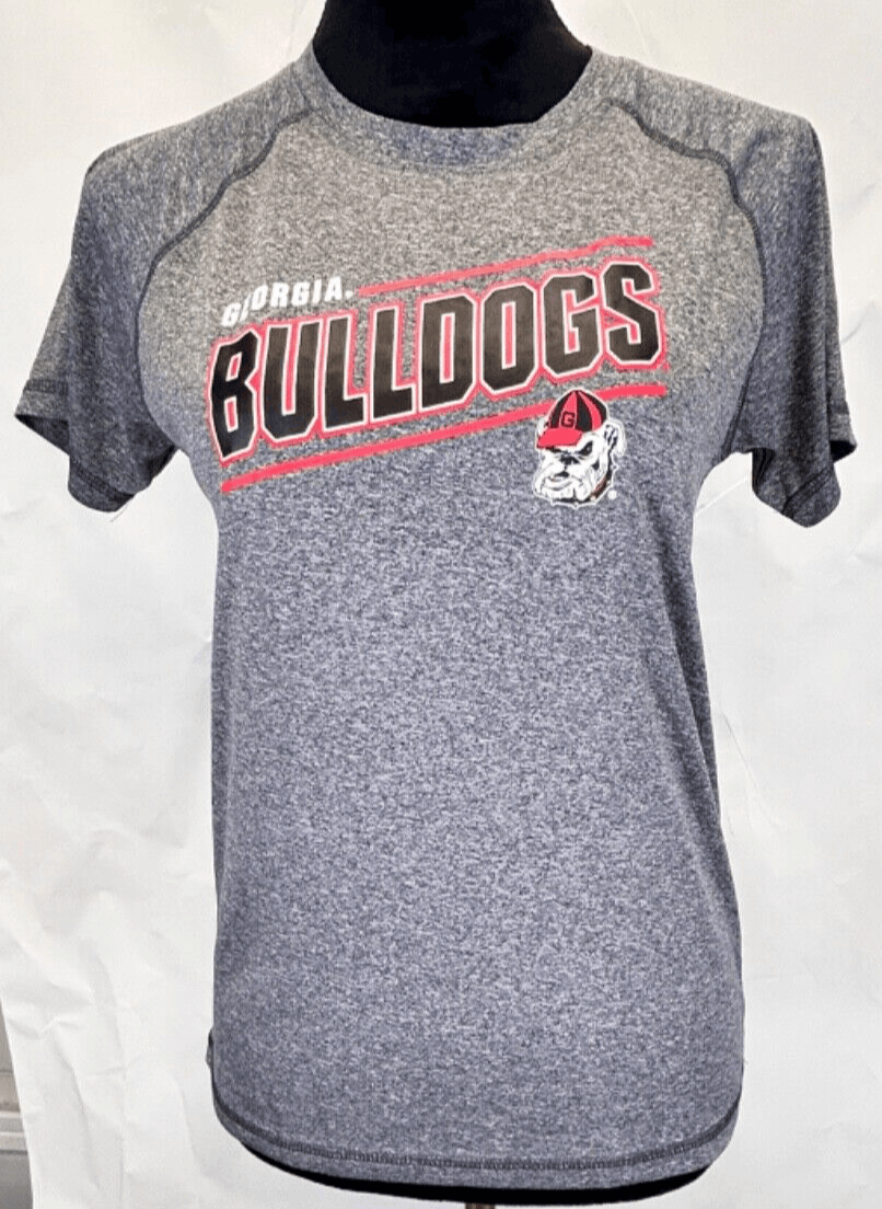 EUC Rivalry Threads Georgia Bulldogs Youth T-Shirt Gray Size Large 12-14