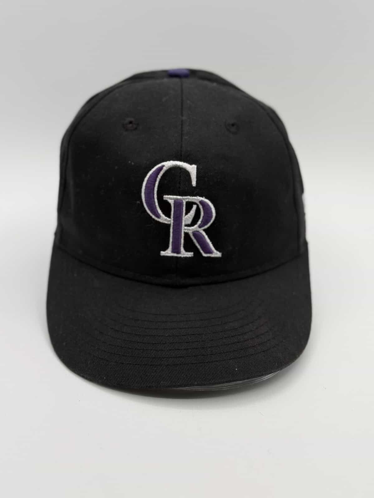 EUC Team MLB Colorado Rockies Black Baseball Adjustable Cap Youth