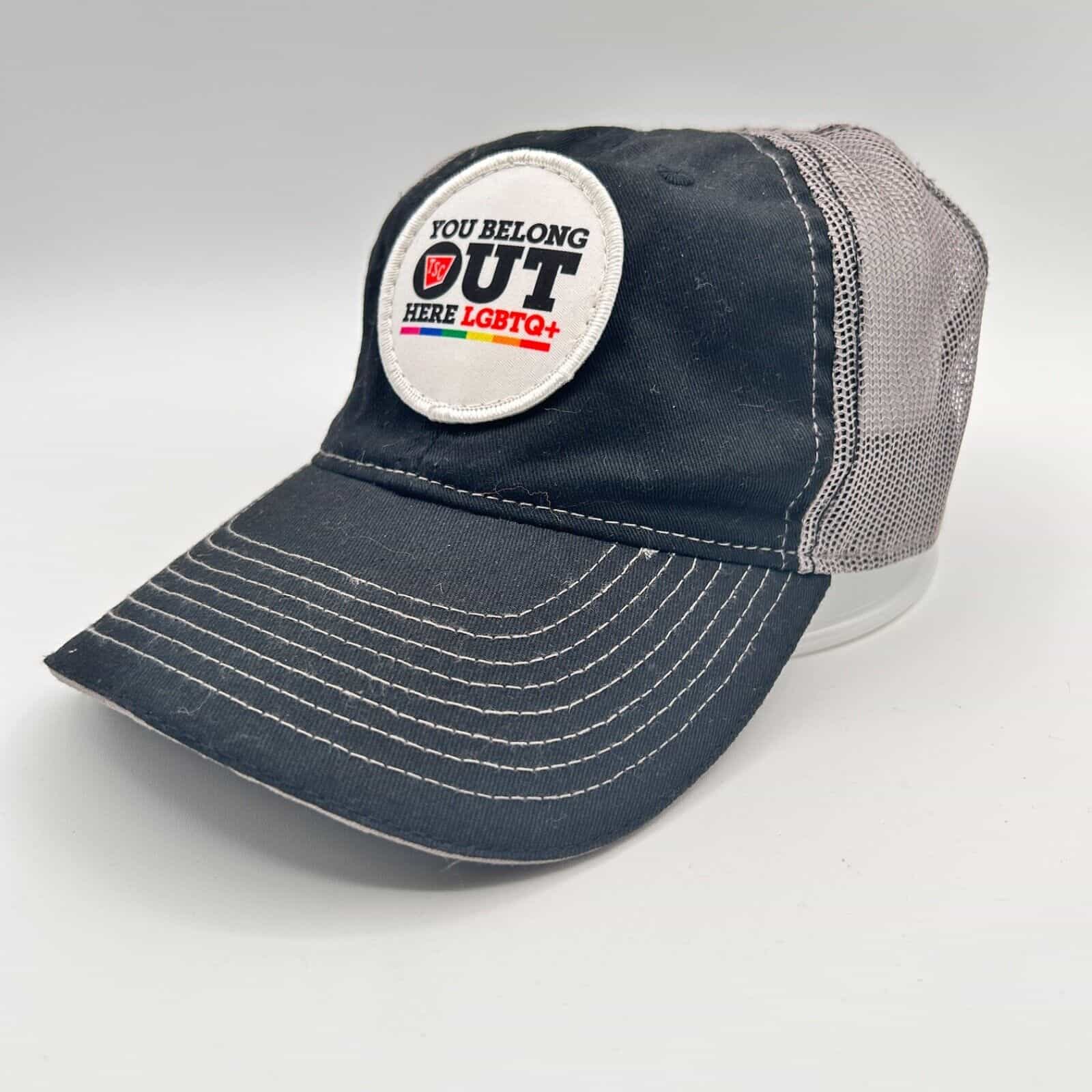 EUC Tractor Supply Co. 'You Belong Out Here LGBTQ+' Discontinued Snapback Cap