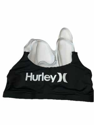Hurley Strappy Swim Top With Logo Padded Sz 2x Beach Swim