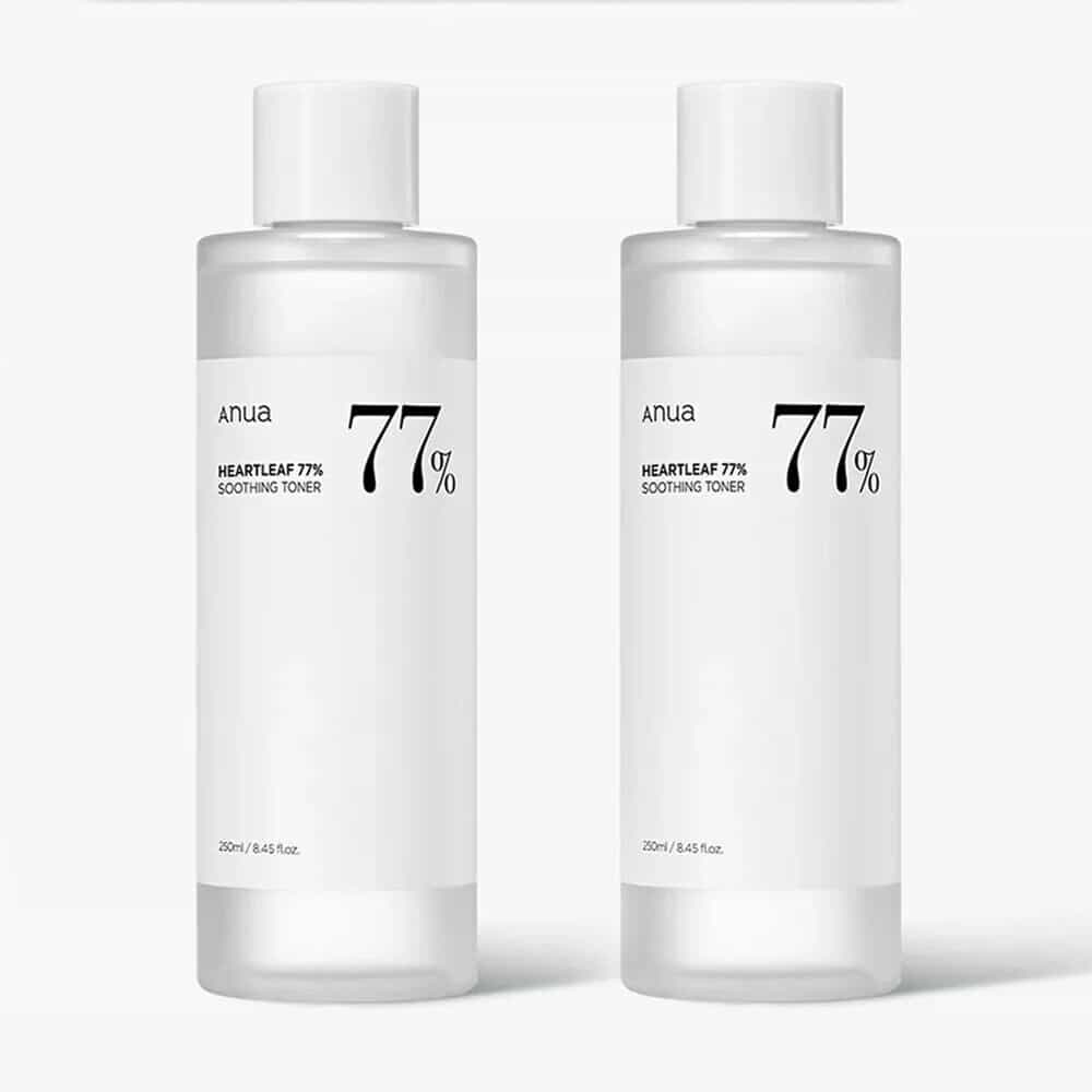 Lot of 2 Anua Heartleaf 77% Soothing Toner 8.45oz Exp 04/27