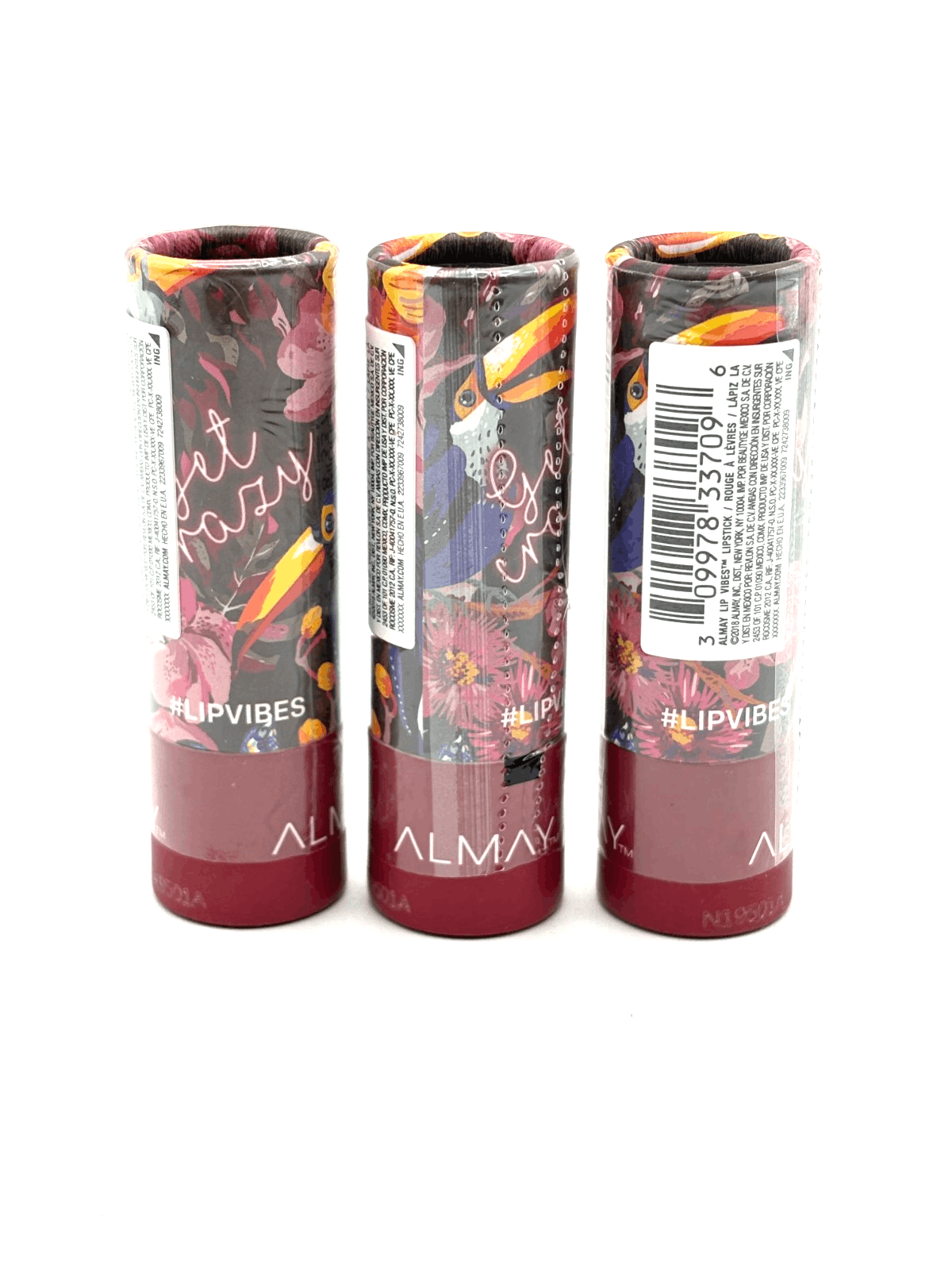 Lot of 3 Almay #LipVibes #180 Get Crazy Matte Lipstick