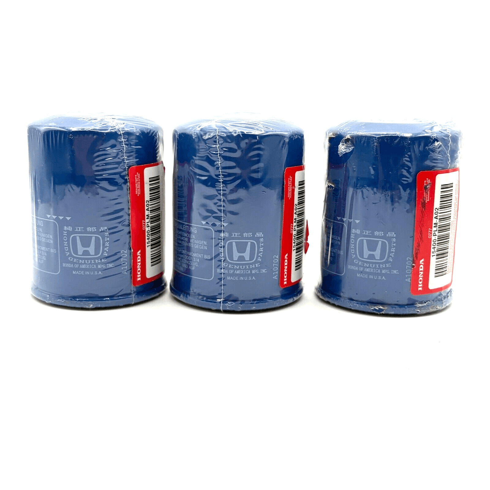 Lot of 3 New Sealed Honda 15400-PLM-A02 Oil Filters
