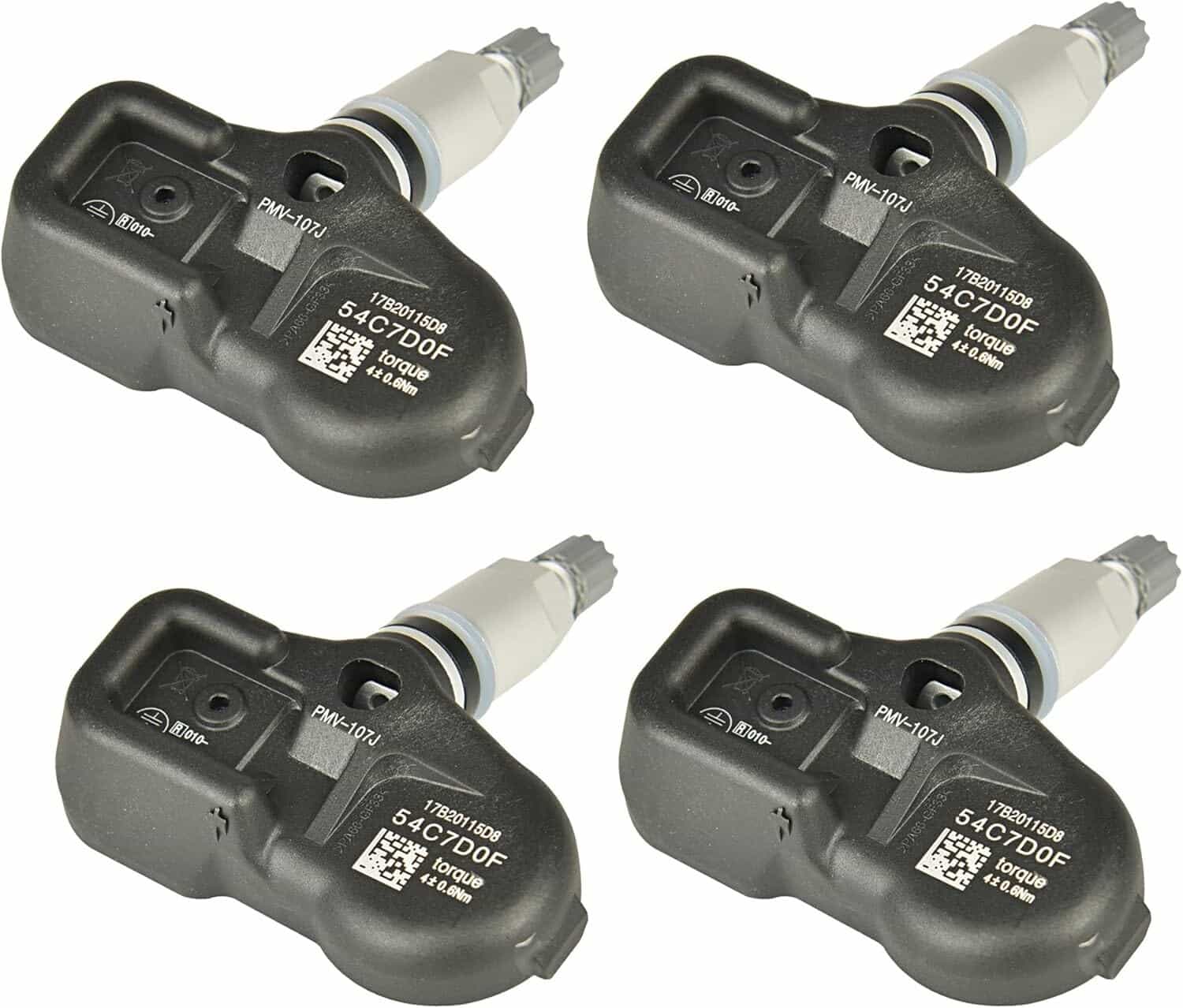Lot Of 4 TPMS Sensors 42607-33011 Toyota Corolla Lexus Scion PMV-107J See Pics