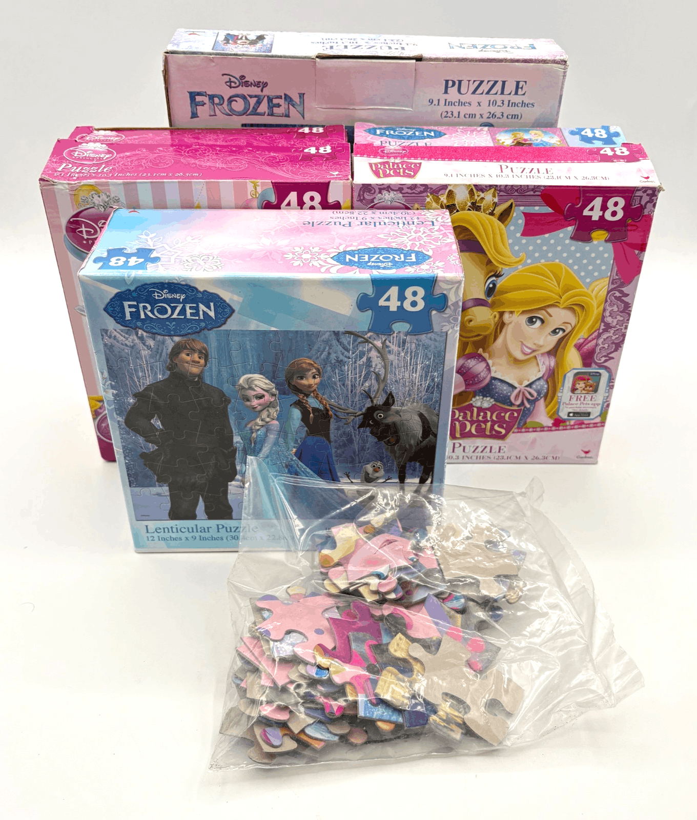 Lot of 7 Cardinal Disney 'Frozen' Puzzles