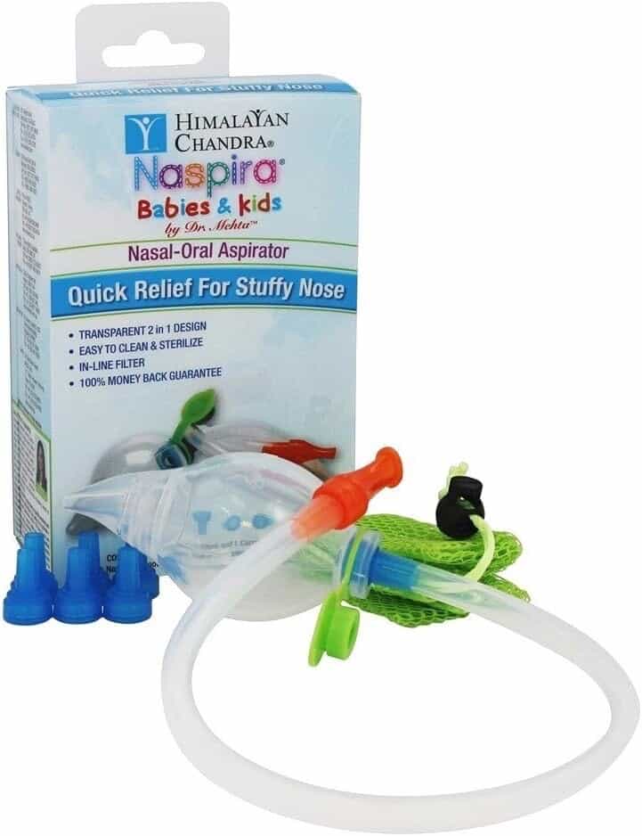 NeilMed Naspira Nasal-Oral Aspirator Bulb Kit Babies & Kids NEW