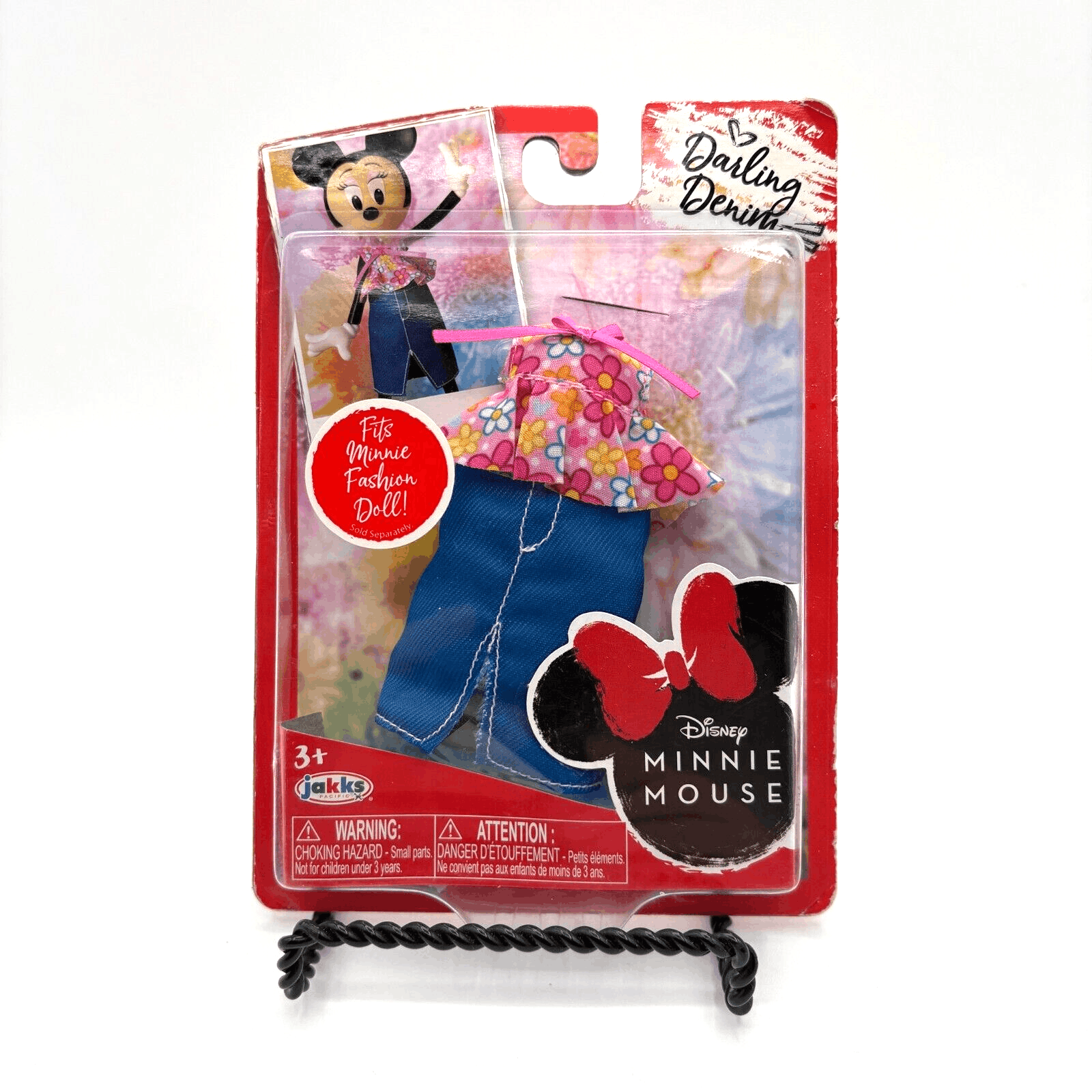 New 2020 Jakks Disney Minnie Mouse Darling Denim Outfit For Fashion Doll