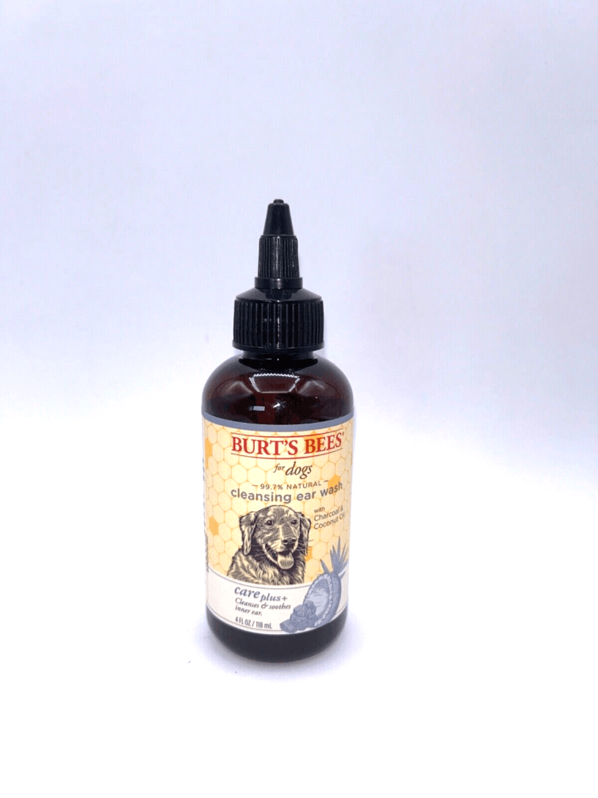 New Burt's Bees for Dogs Natural Charcoal & Coconut Oil Ear Wash for Dogs