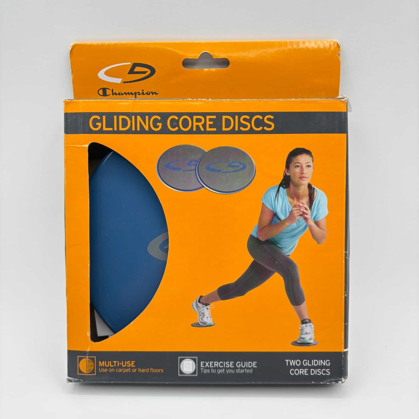New Champion Brand Gliding Core Discs Set of 2 Mutli-Use Floor Options