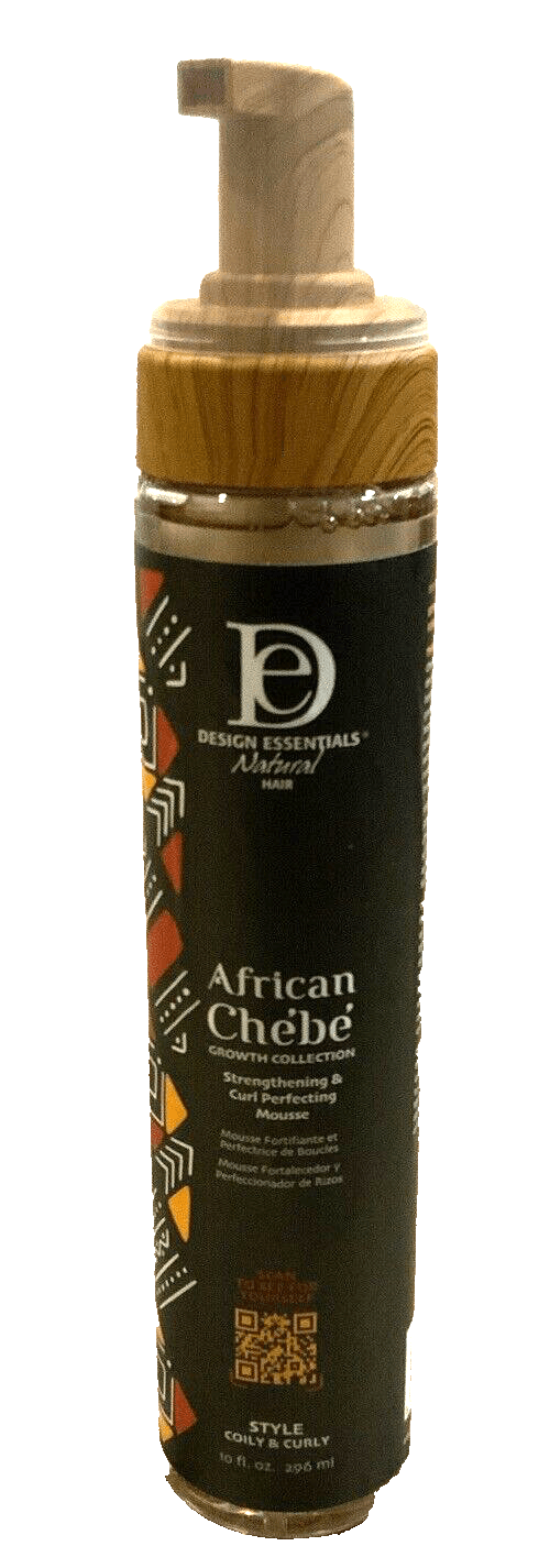 New Design Essentials African Chebe Strengthening & Curl Perfecting Mousse 10 oz