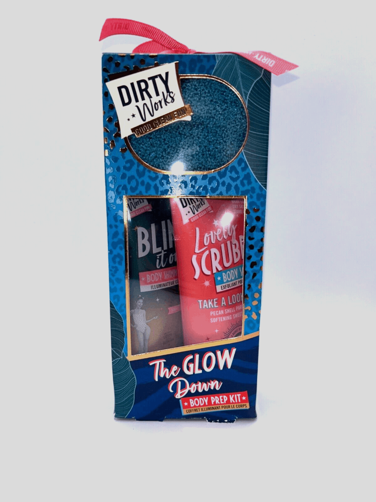NEW Dirty Works The Glow Down Body Prep Kit