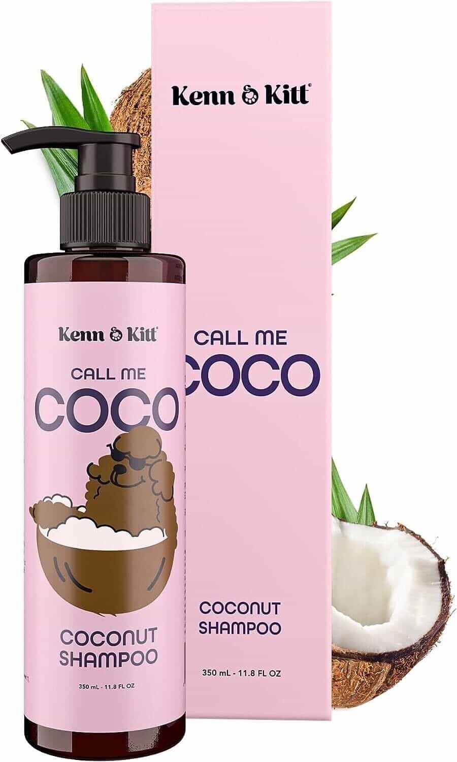 New Kenn & Kitt Hypoallergenic Coconut Dog Puppy Shampoo for Odor Control