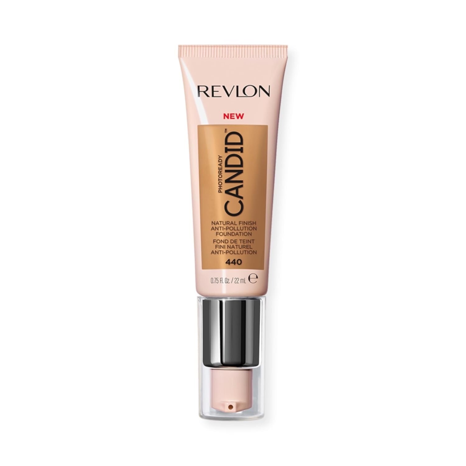 NEW, Lot of 2, Revlon PhotoReady Candid Foundation 440 Caramel .75 oz
