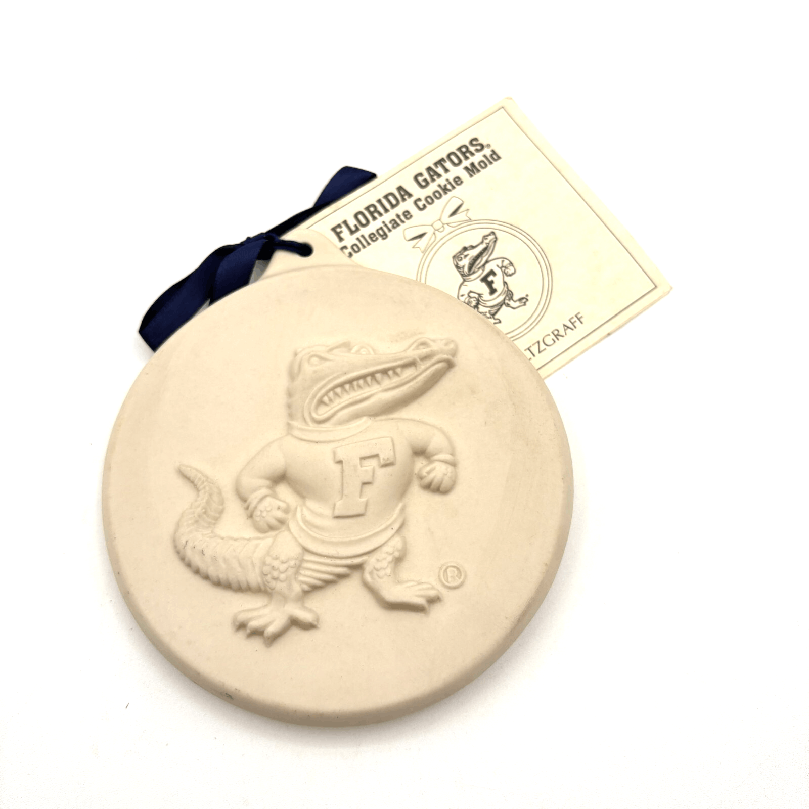 NEW Pfaltzgraff Florida Gators Stoneware Cookie Mold w/Recipe