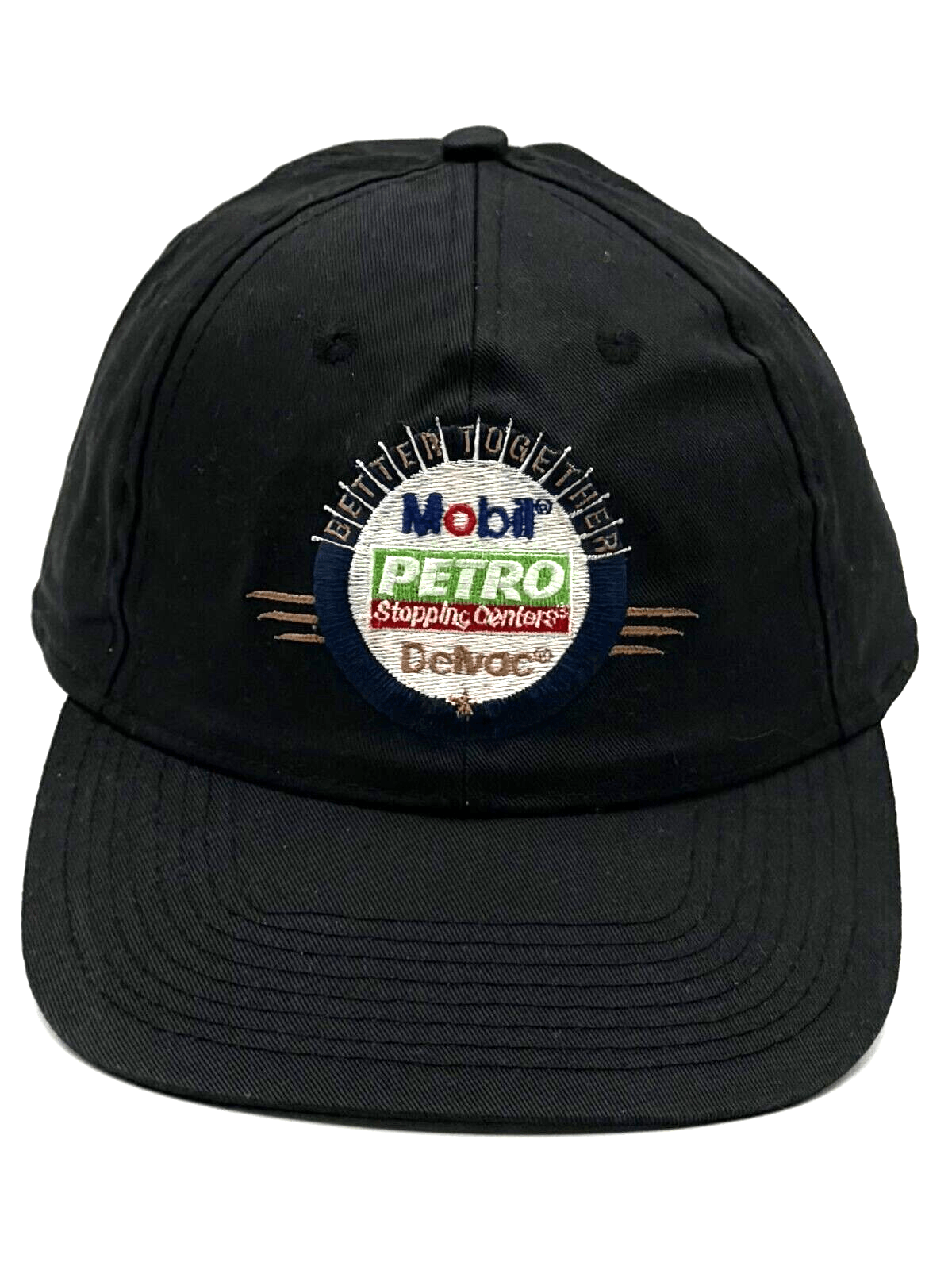 New Robertson Mobil Petro Oil Stopping Centers Delvac Snapback Adjustable Cap