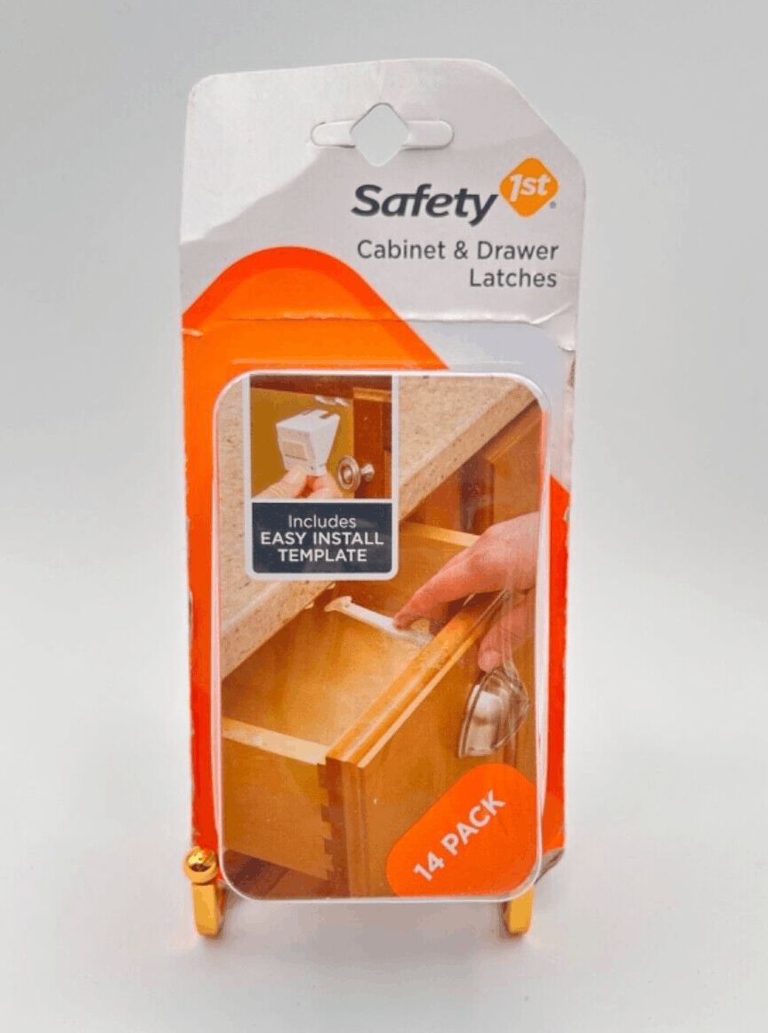 NEW Safety 1st Cabinet & Drawer Latches For Baby And Toddlers 14 Pack