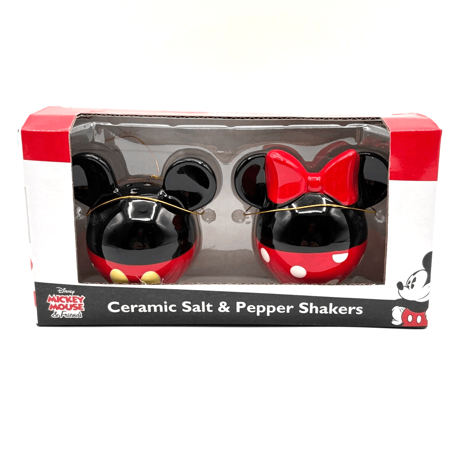 New Sealed Disney Mickey & Minnie Mouse Salt & Pepper Shakers